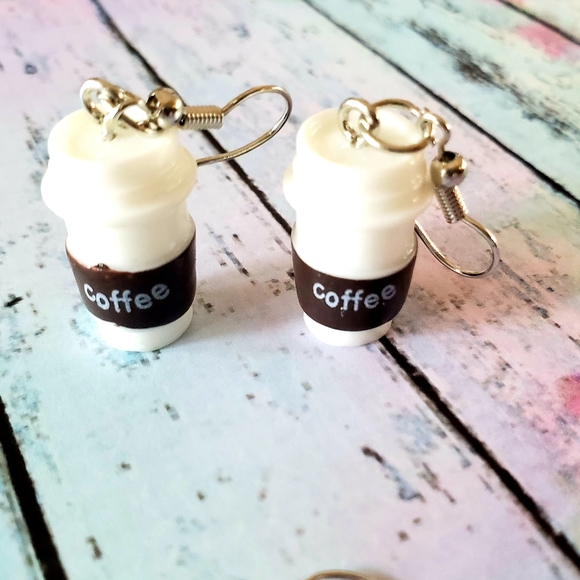 6 Pairs Starbucks Coffee Cup Earrings Set! ☕ - Picture 4 of 7